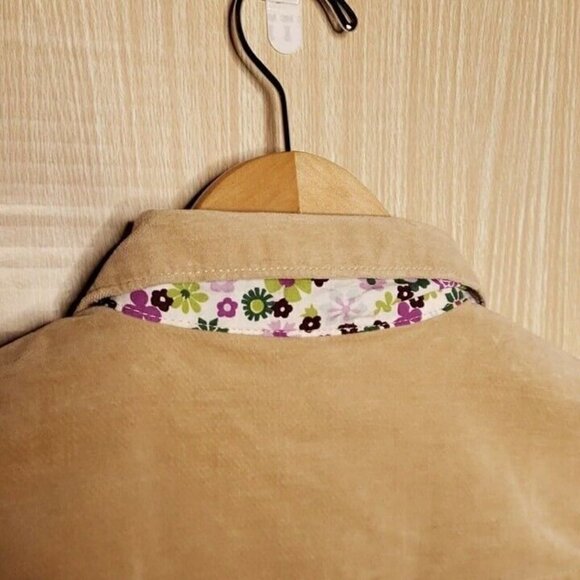 Gap Girls Tan Velvet Feel Jacket 14-16 - Picture 4 of 7